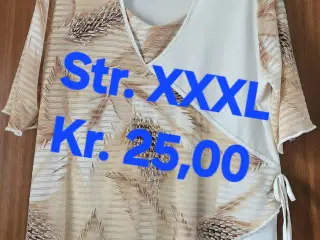 Brunlig bluse 