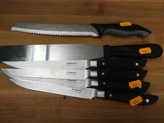 5 stk. knive og palet, bl.a. ENDEAVOUR