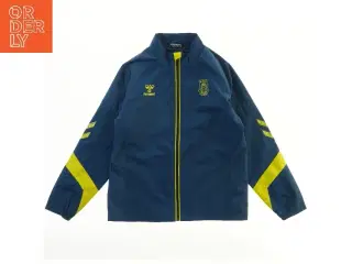 Sportsjakke med logo fra Hummel (str. 152) Brøndby IF
