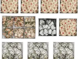 Træstickers, str. 20-50 mm, Indhold kan variere, 10pk./ 1 pk.