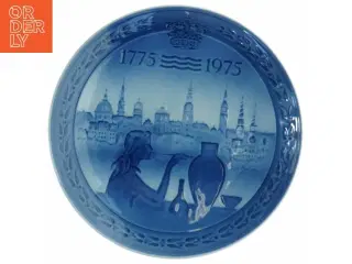Royal Copenhagen Jubilæumsplatte fra Royal Copenhagen (str. Diameter 18 cm)