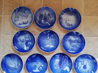 B&G juleplatter 1970-1979