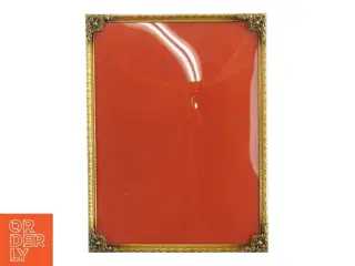 Guldbelagt ramme (str. 25x19 cm)
