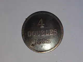 4 Doubles 1893 Guernsey