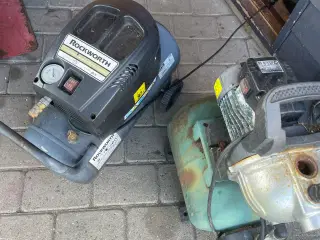 Lugt kompressor plus vandpumpe
