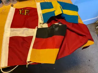 Nyt yachtflag, flag samt gæsteflag, svensk og tysk