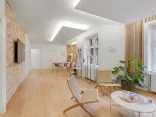 Charmerende lejemål med rustikke detaljer