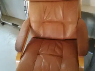 Læderlænestole