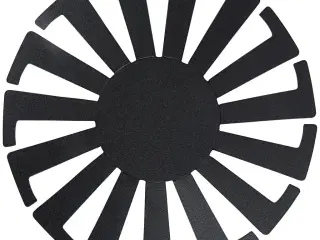 Flet-let-skabelon 10 stk. - Sort, 6x8 cm