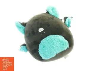 Squeeze mellow - Sort plysdyr med turkis detaljer fra Squishmallows (str. 22 x. 20 cm)
