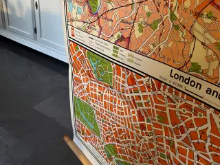 London kort - skolekort - skoleplanche 
