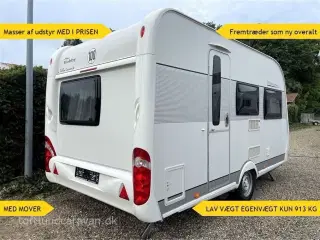 2014 - Hobby De Luxe Easy 400 SF   LAV EGENVÆGT KUN 913 KG, PERFEKT TIL EL-BILER, m/MOVER og Isabella fortelt, ALT I UDSTYR medfølger.