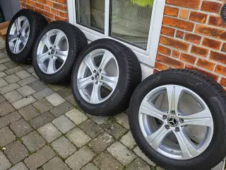 Mercedes alufælge vinterdæk 