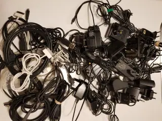 Netdele 14stk & ledninger 16stk