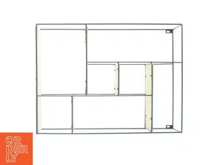 Hylder til ophæng (str. 45 x 12 x 60 cm)