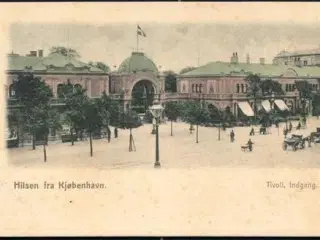 Hilsen fra København -Tivolis Indgang - F.M. & Co