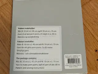 Elefanthue og hue kit str. 86/92 nyt.