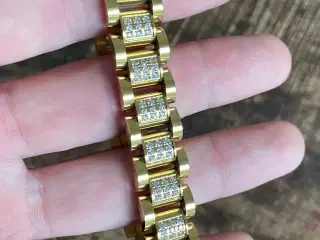 15mm 14k goldfilled presidential armbånd 