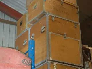 Opbevarings kasser, tidligere brugt i civilforsvar