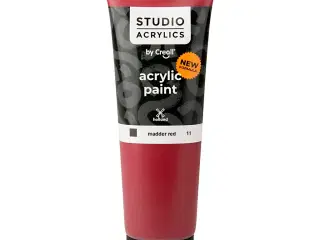 Creall Studio Akrylmaling, dækkende, madder red (11), 120ml/ 1 fl.