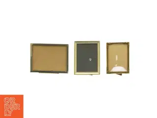 Sæt af vintage billedrammer (str. 12,5 x 9,5 cm 11 x 8 cm 10 x 7,5 cm)