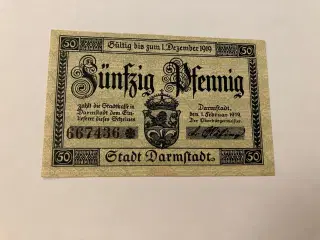 50 Pfennig Darmstadt 1919