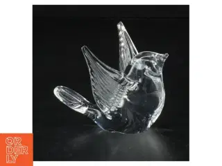 Glasfugl figur (str. 7 x 9 x 7 cm)