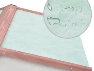 Udendørs kaninbur 3 døre træ brun
