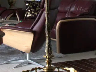 Ældre Bronze Standerlampe