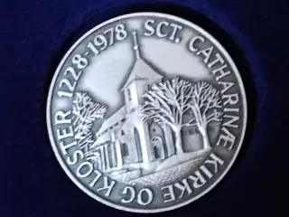 RARE!! SØLV RIBE MØNT / MEDALJEN Oplag Kun 300Stk!