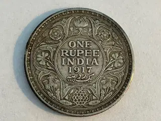 One Rupee India 1917