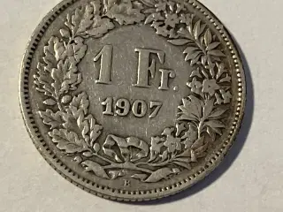 1 Franc Switzerland 1907