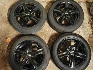 14" alu fælge med dæk