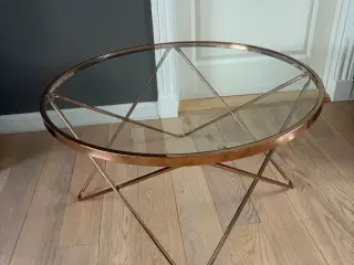 Sofabord med glasplade