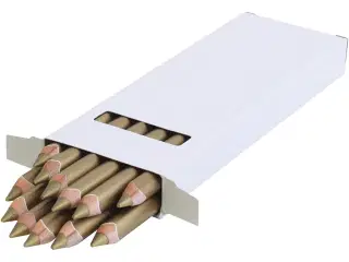 edu Kraftige Farveblyanter, tykkelse 10 mm, mine 6,25 mm, guld, 12 stk./ 1 pk.