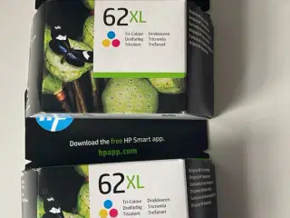 HP 62 XL farvepatroner, 2 stk