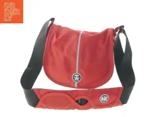 Rød messenger taske fra Crumpler (str. 20x27x14,5 cm)