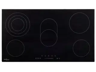 Keramisk kogeplade med 5 brændere Touch Control 8500 W 77 cm