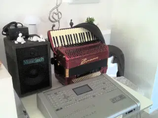 Harmonika Borsini superstar m. tilbehør