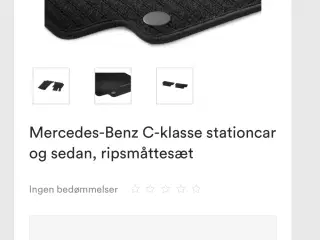 Mercedes C klasse måtte sæt