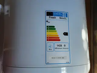 Elektrisk varmtvandsbeholder 50 L