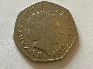 50 Pence England 2004