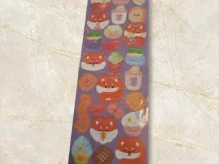 Søde og Sjove Klistermærker med Shiba Inu og Snack