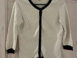 Cardigan med 3/4 ærmer