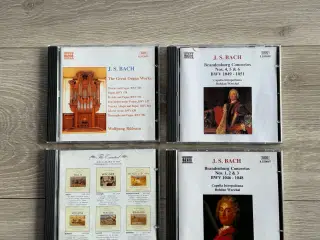 J.S. BACH - 4 CD’ER MED KLASSISK MUSIK 