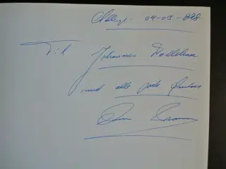 corros, af gunnar brammer med dedikation til johan