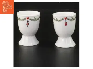 Æggebægre med dansk motiv (str. Ø 5 cm længde 6,5 cm)