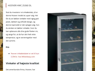 Hoover vinkøleskab