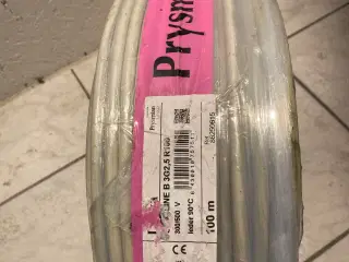3g2,5 kvalitetskabel fra prysmian 83 meter