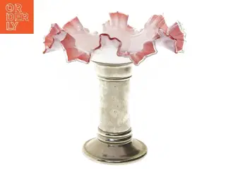 Vintage visitkort skål opsats (str. Ø 23,5 cm længde 22 cm)